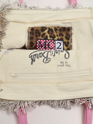 4. Sac Vanity pour femme en toile Animalier-Fuchsia