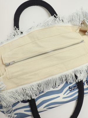 5. Sac Vanity pour femme en toile Céleste