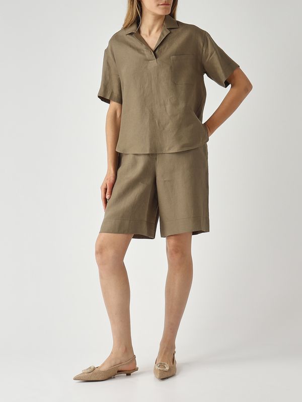 2. Damen-Leinenbermudas Militär Gran Sasso 7624950000