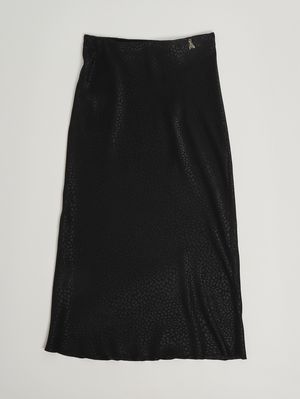 1. Mädchenrock aus Jacquard Schwarz