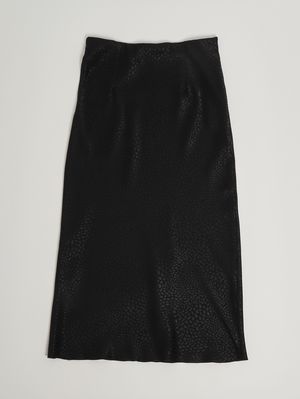 2. Mädchenrock aus Jacquard Schwarz