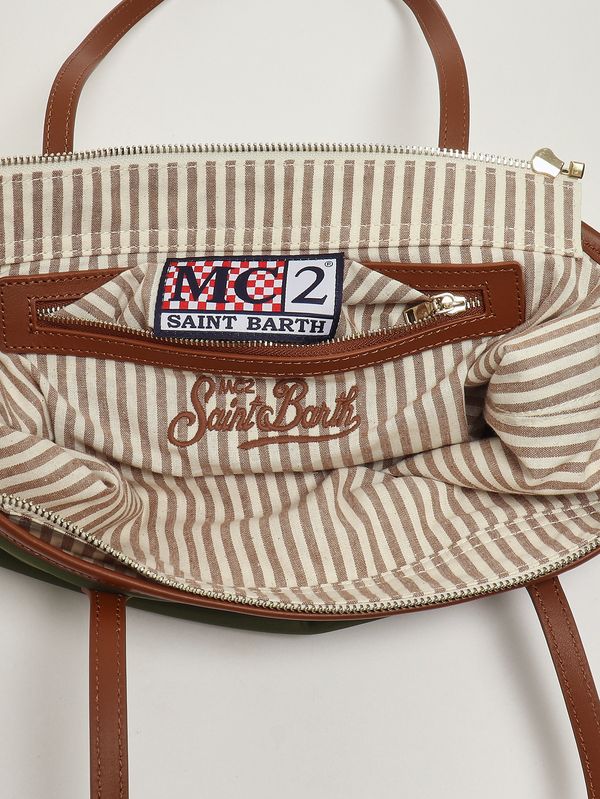 4. Bolso de mujer City Bag Medium de nailon 5218 Emb. MC2 Saint Barth cb0004