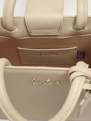 4. Sac shopping Midi pour femme en cuir Beige