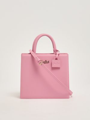 3. Sac shopping Midi pour femme en cuir Rose