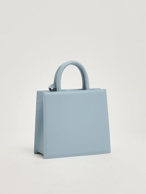 2. Sac shopping Midi pour femme en cuir Céleste