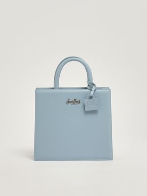 1. Sac shopping Midi pour femme en cuir Céleste