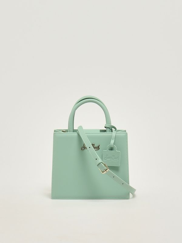 3. Women's Mini Leather Shopping Bag Sage MC2 Saint Barth shbm0002