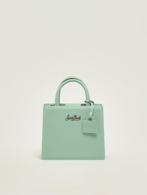 1. Women's Mini Leather Shopping Bag Sage MC2 Saint Barth shbm0002