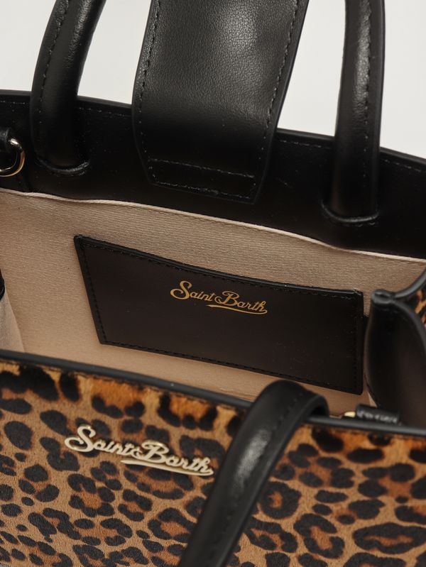 5. Sac shopping Mini pour femme en cuir Animalier MC2 Saint Barth shbm0002