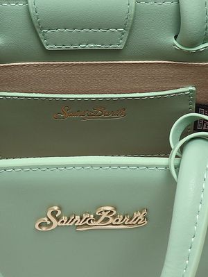 4. Women's Mini Leather Shopping Bag Sage