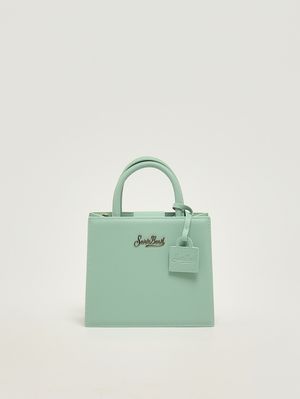 1. Women's Mini Leather Shopping Bag Sage