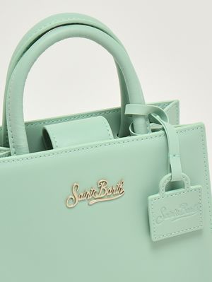 5. Women's Mini Leather Shopping Bag Sage