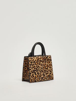 3. Sac shopping Mini pour femme en cuir Animalier