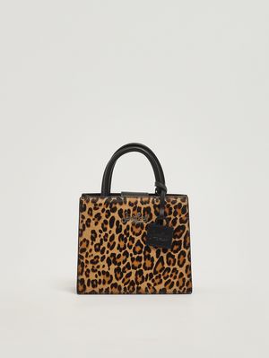 1. Sac shopping Mini pour femme en cuir Animalier