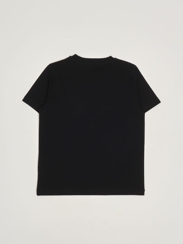 3. 3er-Set Baumwoll-T-Shirts für Jungen Weiß-Blau-Schwarz Moncler l19548c0003389at9