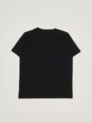 3. 3er-Set Baumwoll-T-Shirts für Jungen Weiß-Blau-Schwarz