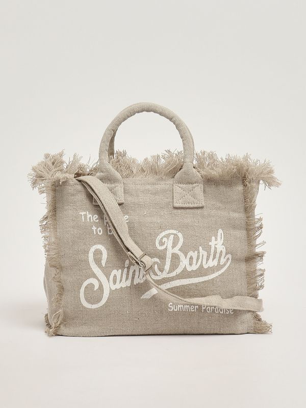 3. Bolso de mujer Colette de lino Lino 11 Beige MC2 Saint Barth col0018