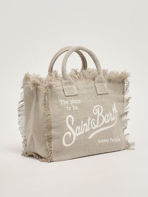 2. Borsa donna Colette in lino Linen 11 Beige