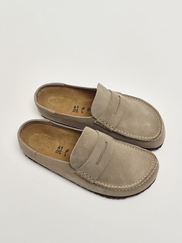 2. Sandalo Naples Wrapped in suede Taupe Birkenstock 1029710