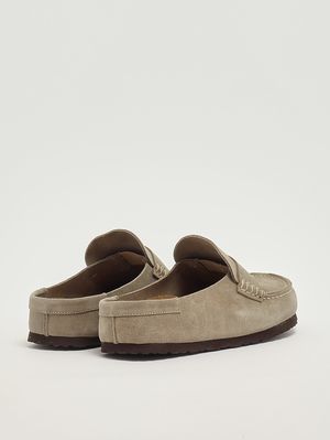 3. Sandalo Naples Wrapped in suede Taupe