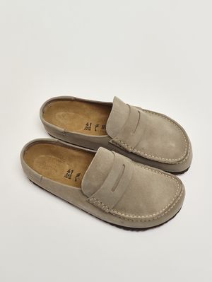 2. Sandalo Naples Wrapped in suede Taupe