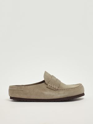1. Sandalo Naples Wrapped in suede Taupe