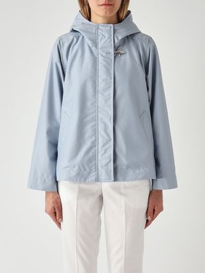 1. Women's nylon parka Sky Blue