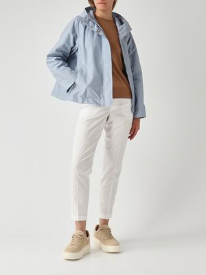 2. Women's nylon parka Sky Blue