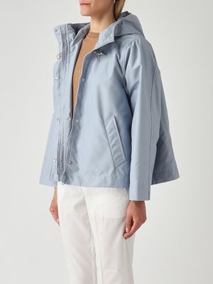 3. Women's nylon parka Sky Blue