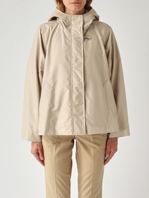 1. Women's nylon parka Beige