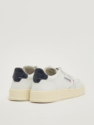 3. Zapatillas Medalist de piel para hombre Blanco-Azul