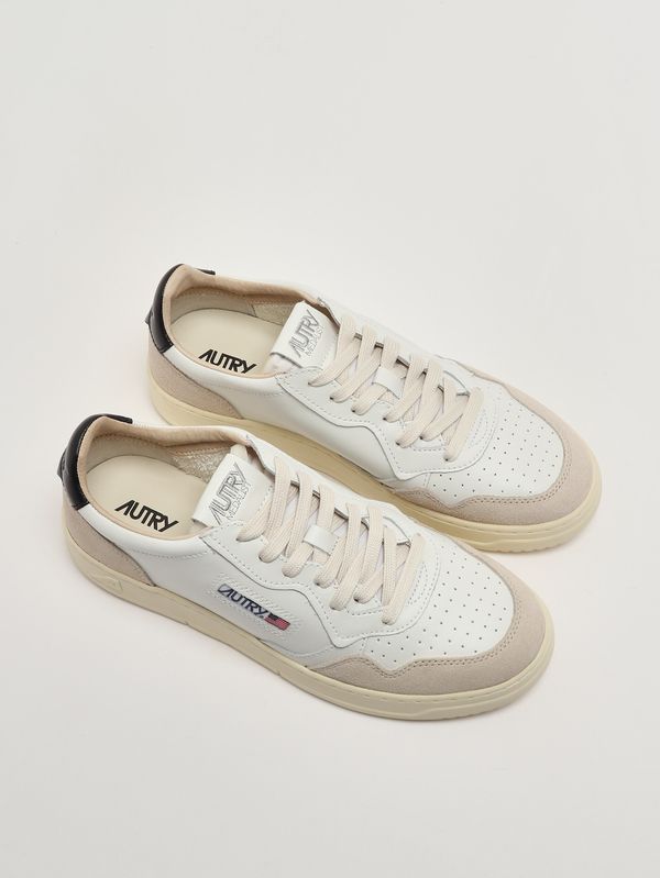 2. Herren-Sneaker Medalist aus Leder Schwarz-Weiß Autry aulmls21