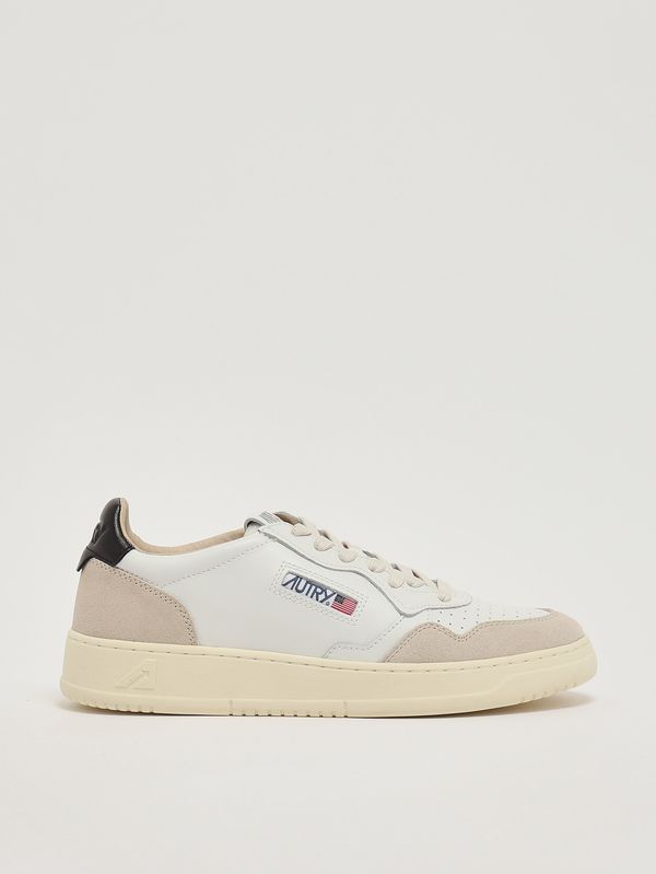 1. Herren-Sneaker Medalist aus Leder Schwarz-Weiß Autry aulmls21
