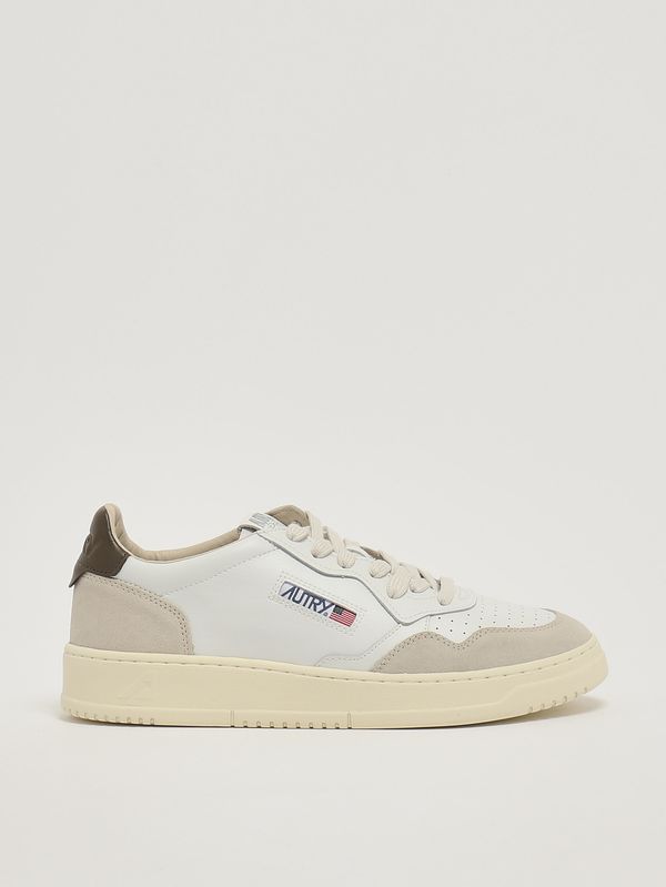 1. Zapatillas para hombre Medalist de piel Blanco-Moro Autry aulmls15