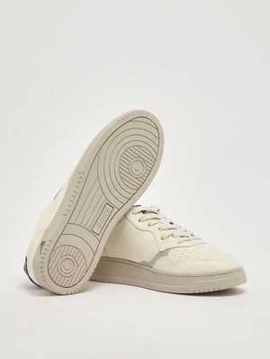 4. Zapatillas de hombre Medalist en piel y nobuk Blanco-Azul