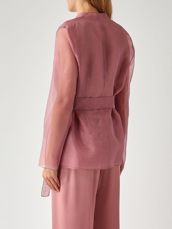 4. Elia women's silk organza jacket Antique Rose Antonelli q3693