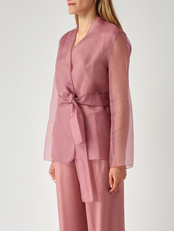 3. Elia women's silk organza jacket Antique Rose Antonelli q3693