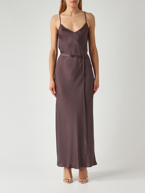 1. Abito donna Lukas in misto seta Prugna Antonelli q6005