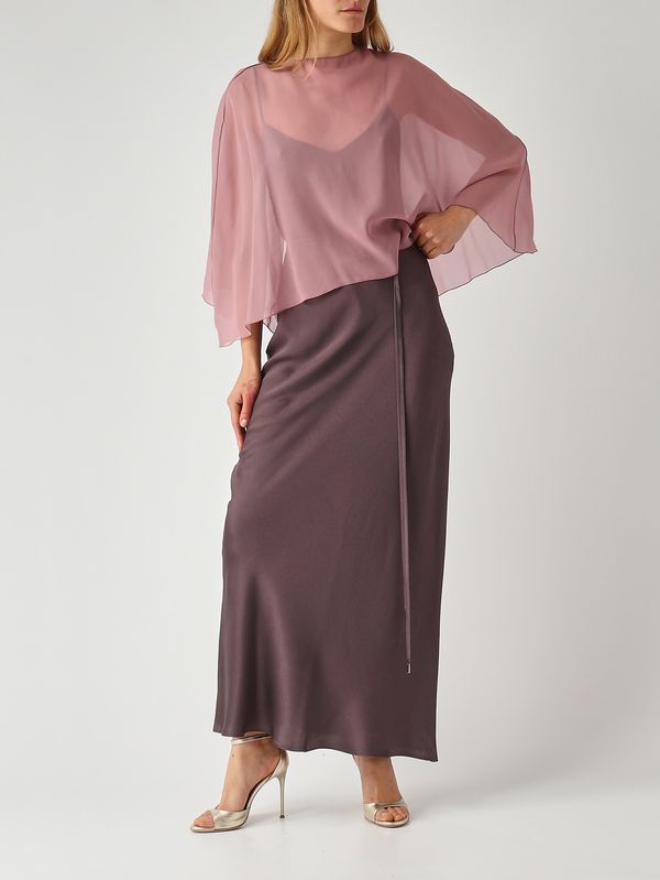 2. Abito donna Lukas in misto seta Prugna Antonelli q6005
