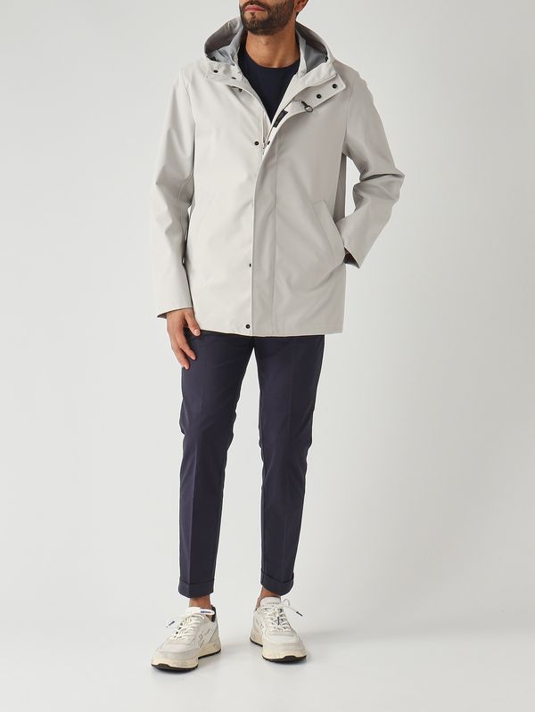 2. Men's Travel parka in stretch technical fabric Ice Fay nam03520550zaw
