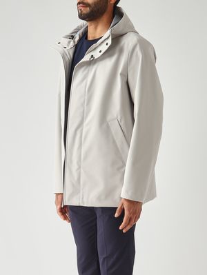 3. Herren-Travel-Parka aus technischem Stretchmaterial Eis