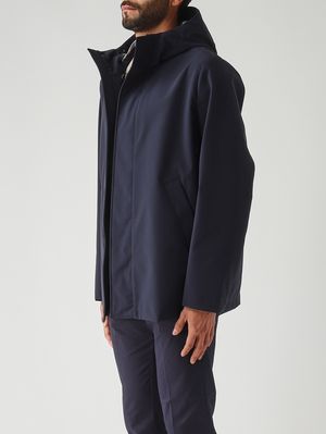 3. Parka uomo Travel in tessuto tecnico stretch Navy