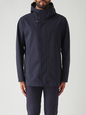 1. Parka uomo Travel in tessuto tecnico stretch Navy