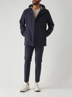 2. Parka uomo Travel in tessuto tecnico stretch Navy