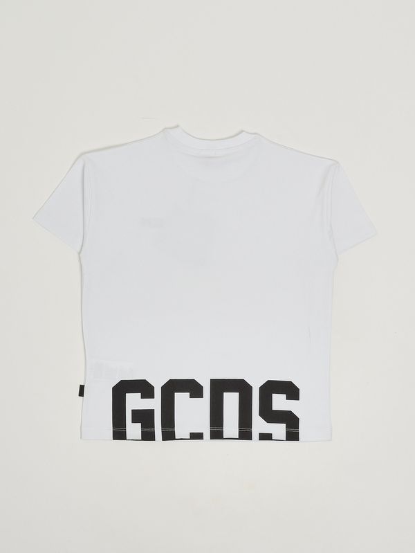 2. Camiseta de algodón para niño Blanco GCDS z0ujqc587j105