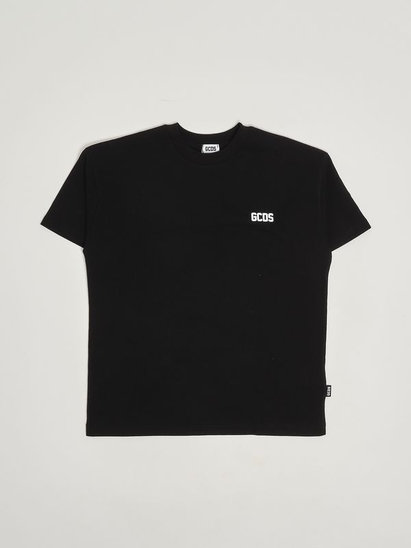 1. Camiseta de algodón para niño Negro GCDS z0ujqc587j105