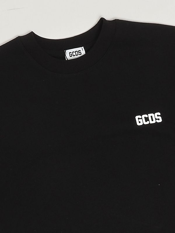 3. Camiseta de algodón para niño Negro GCDS z0ujqc587j105