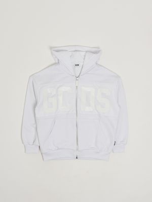 1. Boys' cotton-blend sweatshirt White