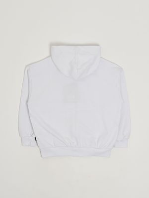 2. Boys' cotton-blend sweatshirt White