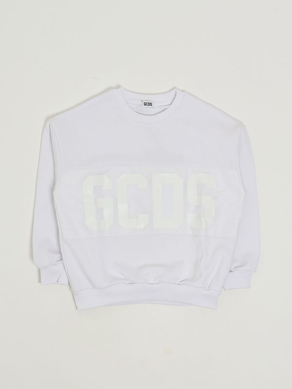 1. Sudadera para niño de mezcla de algodón Blanco GCDS z0ujqe596f004